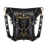 RETRO SKULL GOTHIC STEAMPUNK LEG BAG WALLET_CWAB0646