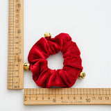 8Pcs Xmas Plush Hair Scrunchies Jingle Bells_Cwaha07590