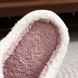 Winter Warm Bow Cotton Slippers For Women_Cwshf00227