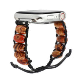 IWATCH9 WOODEN BEADS WAX ROPE STRAP APPLE WATCH9 1_CWWW0046