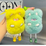 CUTE PLUSH BUNNY CAR KEYCHAIN BAG PENDANT_CWMM2534