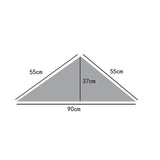 HEART LACE TRIANGLE SCARF SUN PROTECTION NECK WRAP_CWASC0840