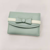 Square Large Capacity Bow Decorative Wallet_Cwab1629
