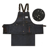 Cwmm1823_Thickened Canvas Multifunctional Pocket Work Apron