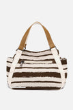 STRIPE PATTERNED DANDY CANVAS BAG_CWAB0518