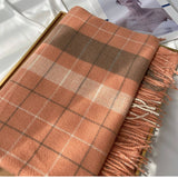 PLAID SCARF SHAWL CLASSIC TARTAN WINTER WRAP_CWASC1455