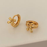 GENTLE AND VERSATILE HIGH END SIMPLE BOW EARRINGS_CWAJE3014