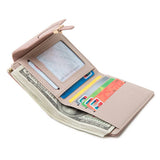 LADIES SHORT SIMPLE FOLDING COIN PURSE_CWAB2332