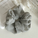 NEW MESH POLKA DOT LARGE INTESTINE HAIR TIE_CWAHA2422