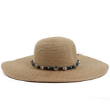 OUTDOOR LEISURE SUN PROTECTION DOME STRAW HAT_CWAH1205