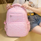 BACKPACKS FOR SCHOOL GIRLS HEART PRINT 2 PIECE SET_CWAB5393