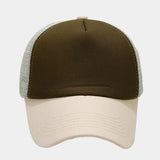 SPLICED LIGHT PANEL BREATHABLE BASEBALL CAP_CWAH1572