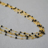 SPACER BEADS MULTI LAYER BEADED NECKLACE_CWAJE2130