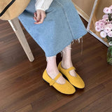 Vintage Flat Mary Jane Soft Sole Shoes