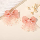 STYLISH DOUBLE LAYER MESH BOW HAIR CLIP FOR KIDS_CWAHA6715
