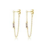 Versatile Chain Tassel Earrings