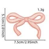 NEW BABY COLORFUL BOW EMBROIDERED PATCH_CWMM4023