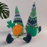ST PATRICKS DAY STRIPED LONG LEGGED DOLL ORNAMENT_CWMM3442