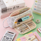 SIMPLE LARGE CAPACITY WINDOW PENCIL CASE_CWMM1982