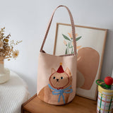 Winter Cartoon Shoulder Bag For Women_Cwab5594
