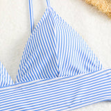 STRIPED BIKINI SET SLIM FIT SWIMSUIT_CWMW0912