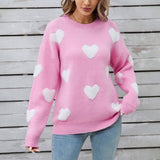 Valentines Day Love Long-Sleeved Knit Sweater