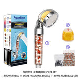 LEMON AROMA FILTER NEGATIVE ION SHOWER HEAD_CWASC1705