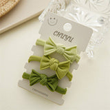 3PCS CD BUTTERFLY HIGH ELASTICITY NYLON HAIR TIES_CWAHA1110