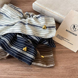 RETRO STRIPED SQUARE COLON HAIRBAND HAIRACCESSORIE_CWAHA4039