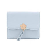 Minimalist Floral Pendant Trifold Wallet_Cwab06238