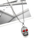 RETRO HIP HOP SKULL PENDANT NECKLACE_CWAJE0972
