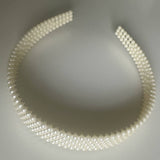 PEARL ACRYLIC HEADBAND STYLISH HAIR ACCESSORY_CWAHA5659