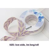 LEAF EMBROIDERY RIBBON EDGING RIBBON RIBBON_CWMM5764