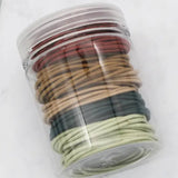 100PCS MULTI COLORED ELASTICS HAIR TIES SCRUNCHIES_CWAHA0136