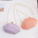 Women Fashion Irregular Prismatic Clutch Bag_Cwab0615