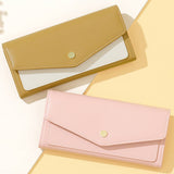Color Blocking Minimalist Large Capacity Wallet_Cwab1609