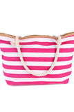 STRIPE CASUAL TRENDY BEACH BAG_CWAB293