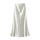 SATIN FISHTAIL MIDI SKIRT WITH SLIMMING FIT_CWBMS0334