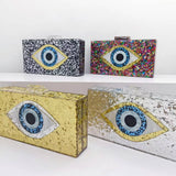 New Acrylic Eye Clutch Wedding Evening Chain Bag_Cwab5898