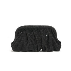 LUXURY HANDMADE RHINESTONE CLOUD CLIP EVENING BAG_CWAB3591