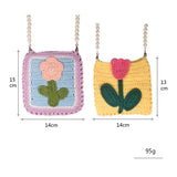 HAND WOVEN NICHE PEARL CHAIN SMALL SQUARE BAG_CWASC0833