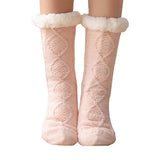 THERMAL LEG WARMERS PLUSH INDOOR SLIPPERS_CWMS0717