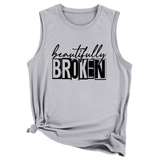 Wome Casual Plus Size Tank Top, Loose Fit_Cwttsl0422