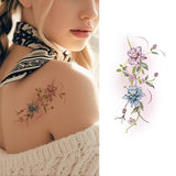 ELEGANT FLORAL ARM TATTOOS WATERPROOF LONG LASTING_CWMM8263