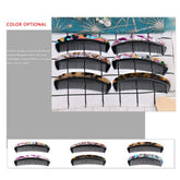 NOTANGLE HORN COMB ACETATE GRADIENT TOOTH HAIRCOMB_CWAHA4194