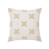 EMBROIDERED DAISY PILLOW COVER REMOVABLE RUSTICCHIC_CWMM7672