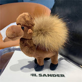 PERSONALIZED CREATIVE FUR BALL CAMEL BAG PENDANT_CWMM2545