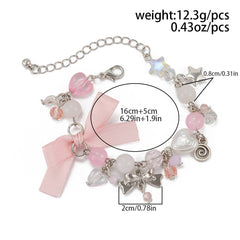 SWEET AND COOL PASTORAL STYLE BOW TASSEL BRACELET_CWAJE1916