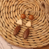 NEW VINTAGE SIMIAN GRASS VINE WOVEN EARRINGS_CWAJE4011