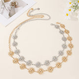 Golden Sunflower Metal Adjustable Waist Chain